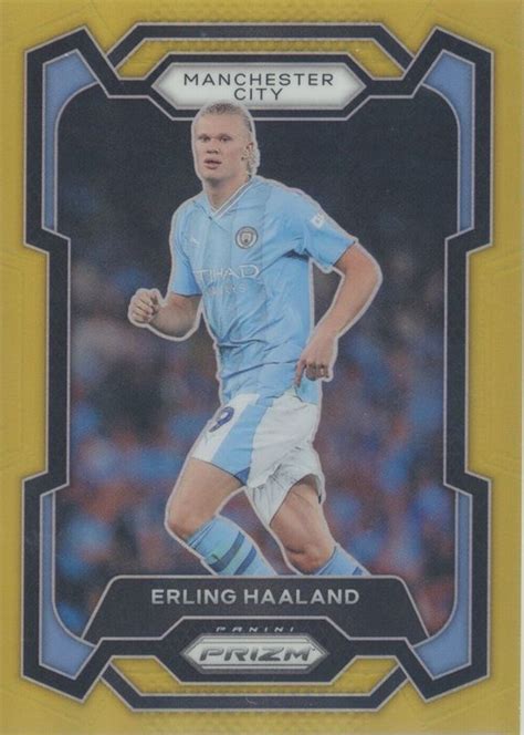 Erling Haaland 2023 Prizm Premier League 3 Gold 10 Price Guide