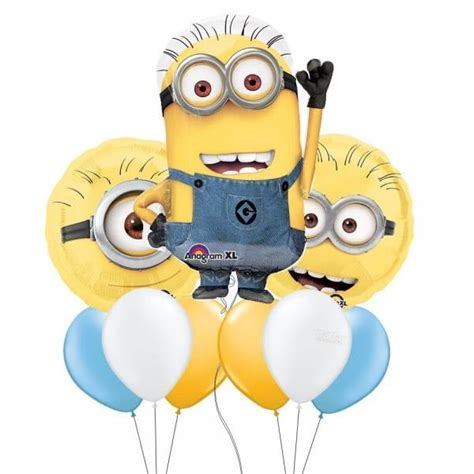 Minion Mylar Balloon Bouquet