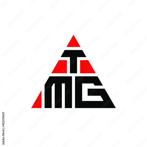 TMG triangle letter logo design with triangle shape. TMG triangle logo ...