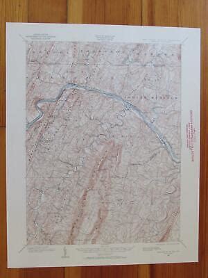 Hancock Maryland 1960 Original Vintage USGS Topo Map EBay