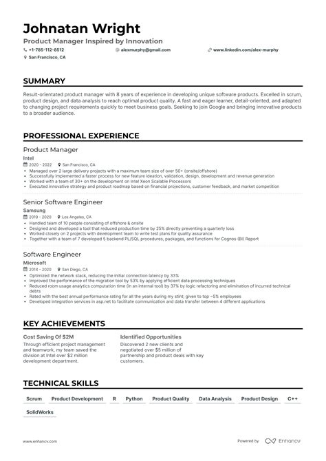 5 Google Resume Examples & Guide for 2024