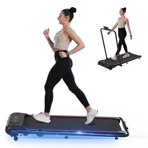 Merax Folding Treadmill with Desktop 2.5 HP Foldable Exercise Walking ...