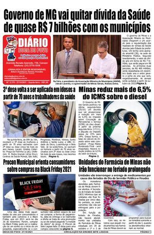 Calam O Jornal Di Rio Boca Do Povo De Quarta Feira Dia De Outubro