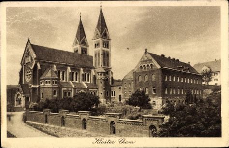 Ansichtskarte Postkarte Cham In Der Oberpfalz Kloster Akpool De