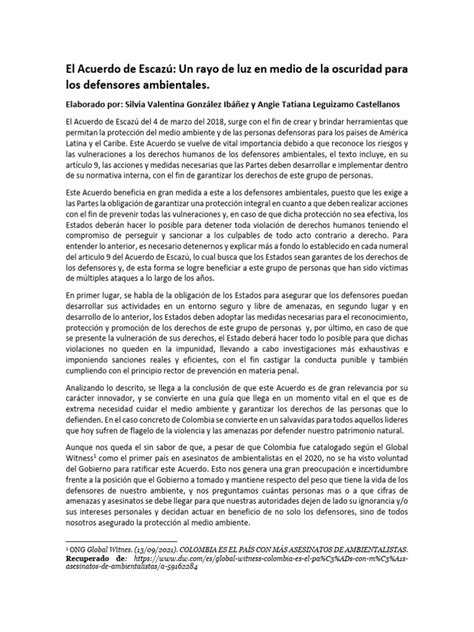 Columna Opinión Silvia Gonzalez & Tatiana Leguizamo | PDF | Violación ... 