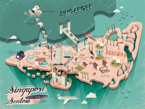 Sentosa Island Map