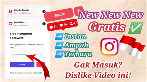 New Cara Menambah Followers Instagram Dijamin Ampuh Kalo Ga Masuk