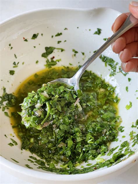 Italian Salsa Verde Video Recipe The Feedfeed