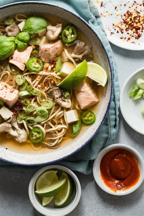 Poached Salmon In A Spicy Miso Broth Foodness Gracious Recipe