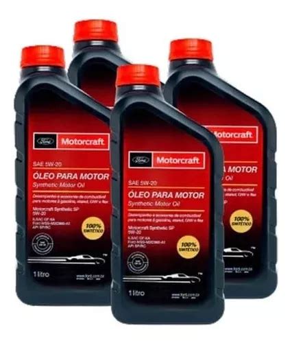 Kit 4l Oleo 5w20 100 Sintetico Motorcraft Original Ford Parcelamento