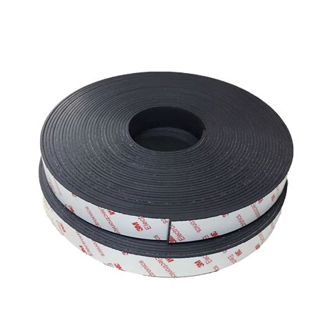 Customized Strong Double Side Self Adhesive Fridge Magnet Tape Rubber