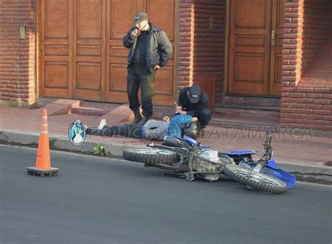 Se Cayó De La Moto En Pleno Centro Catamarca Actual