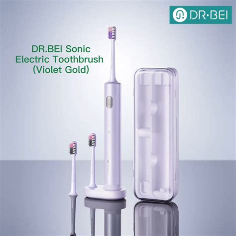 Dr Bei BY- V12 Sonic Electric Toothbrush Adults Electric Toothbrush ...