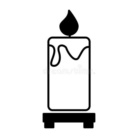 Candle Aroma Therapy Icon Stock Vector Illustration Of Aroma 85652413