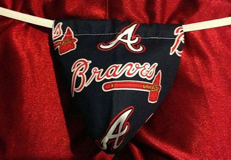 New Sexy Mens ATLANTA BRAVES MLB Baseball Gstring Thong Male Lingerie Underwear Underwear