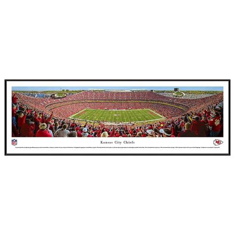 Kansas City Chiefs Football Stadium Day Framed Wall Art | Frames on ...