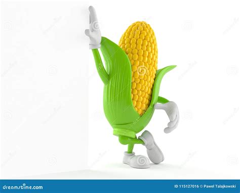 Corn On The Cob Character Cartoon Vector | CartoonDealer.com #8312165