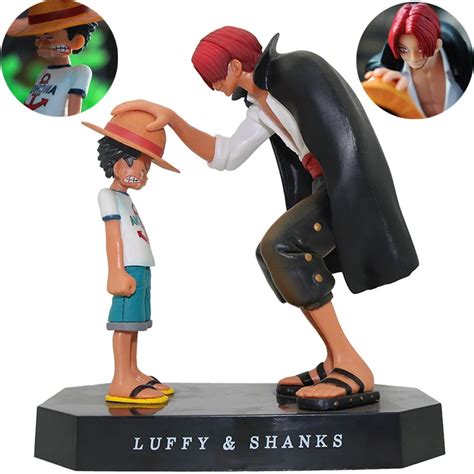 Figurine De Dessin Anim One Piece Luffy Quatre Empereurs Shanks Chapeau