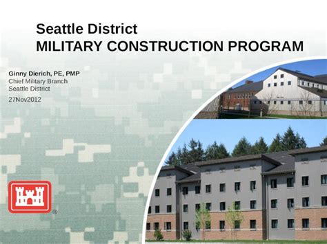 Pptx Us Army Corps Of Engineers Building Strong ® Seattle District