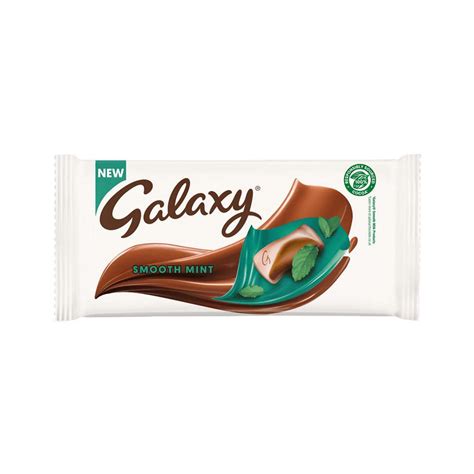 Galaxy Smooth Mint Chocolate Bar Sweets Range