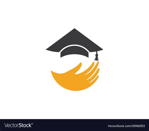 Education logo template Royalty Free Vector Image