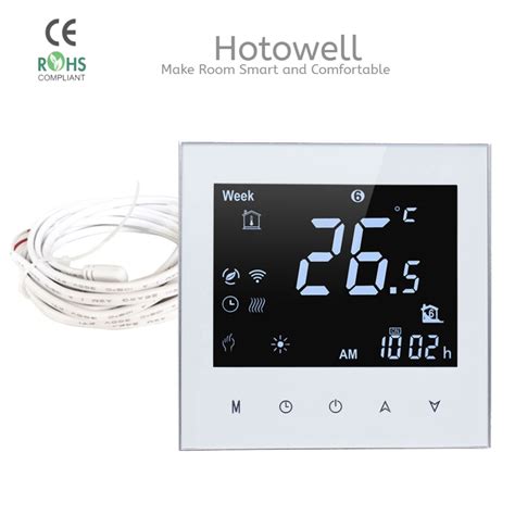 Hotowell Smart Thermostat Underfloor Heating Thermostat Room Thermostat With 3 Colour Options