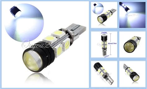 Линзованные передние габариты W5W 1,5 Вт CREE 5050 SMD 8 Q5 CREE CANBUS ...