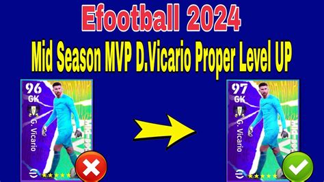 How To Train G Vicario In Efootball G Vicario Max Level Pes 2024