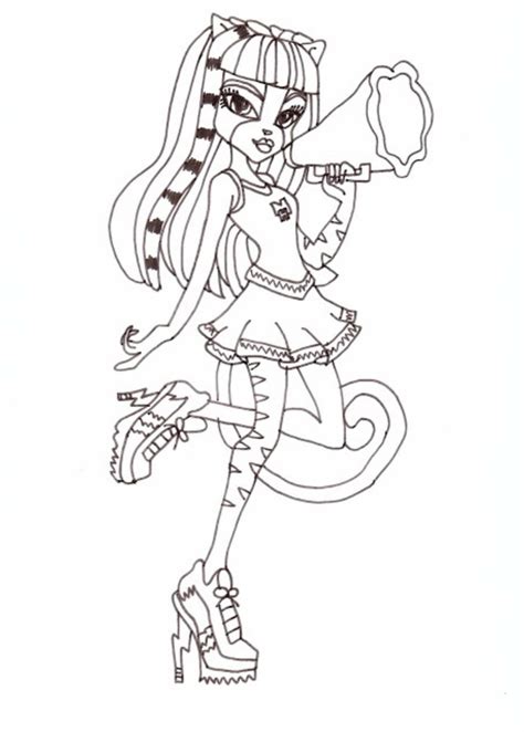 Monster High Clawdeen Coloring Pages Best Coloring Pages