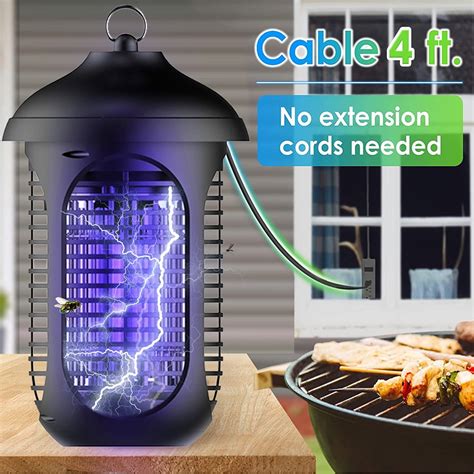 Electronic Insect Killer Bug Zapper Outdoor Electric Mosquito Trap Fly