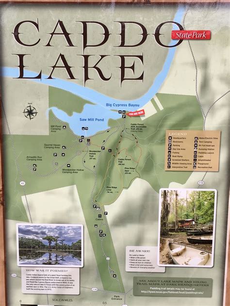 Caddo Lake Trail Map