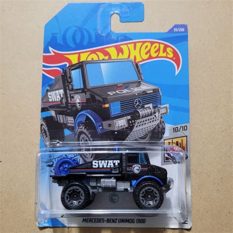 Jual Hot Wheels Kemasan Kerut Tekuk Mercedes Benz Unimog Hw Metro Black Th