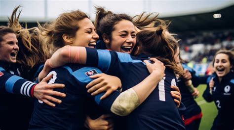 L Quipe De France F Minine De Rugby Cr E La Surprise En Battant La