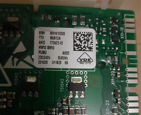 Плата управления инвертером для стиральной машины Bosch Бош Модуль ...