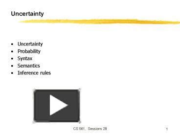 Uncertainty presentation | free to download