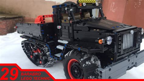 Полугусеничный грузовик 6x6 из Лего техник / LEGO TECHNIC самоделка ...