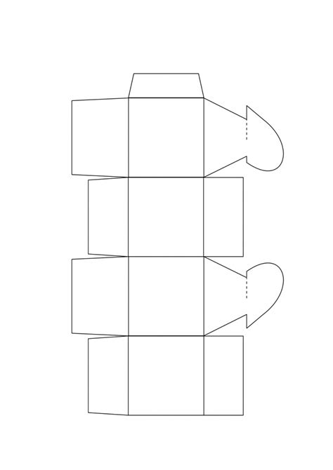 Molde De Caixa De Papel Para Imprimir 6 Modelos Prontos 178