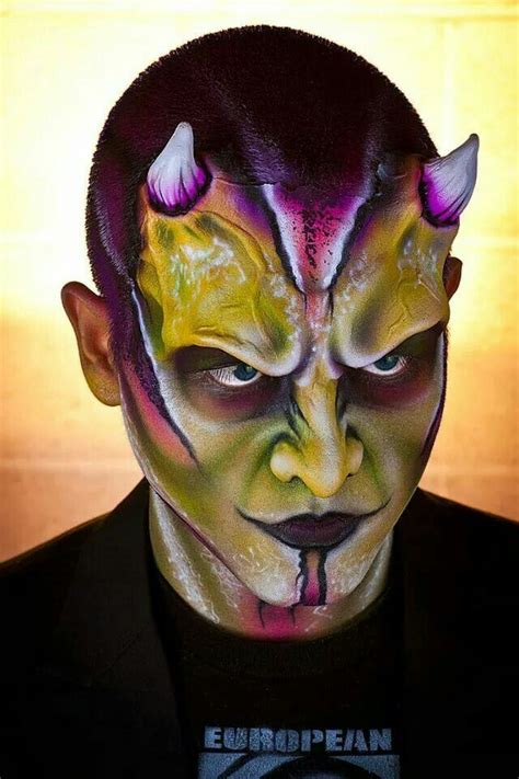 Demonic Makeup | Face painting halloween, Body art painting, Cute ...