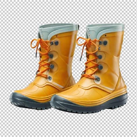 Premium PSD Boots Isolated On Transparent Background