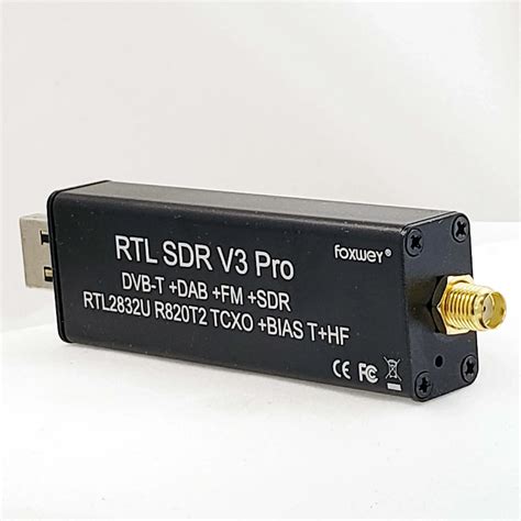 RTL SDR receiver V3 Pro with chipset RTL2832-RTL2832U R820t2 for Ham radio