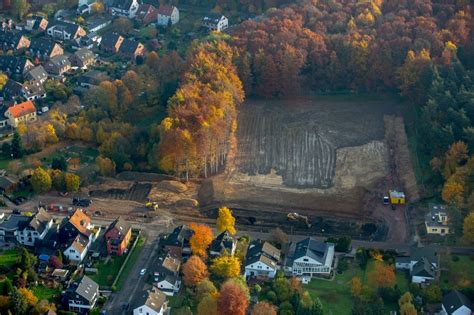 Witten Aus Der Vogelperspektive Baustelle Zum Neubau Eines Neuen