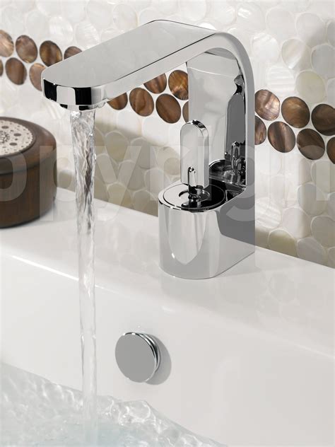 Crosswater Curve Monobloc Basin Mixer Tap Chrome Cu Dnc