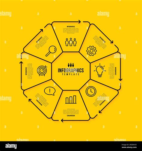 Hexagon Infographic Template Design With Multiple Options Business