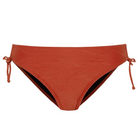 Cyell Texture Hohe Bikini Hose Mit Seitlichen B Ndern Terra Annadiva