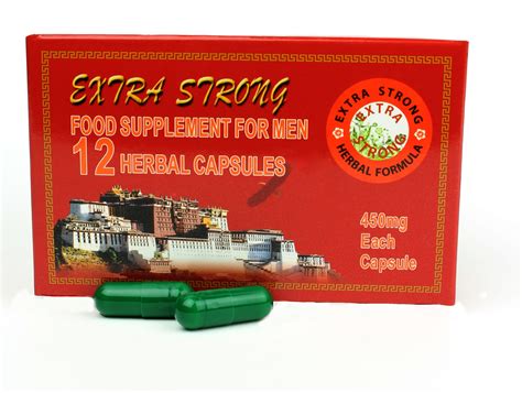 Extra Strong Herbal Enhancement Tablets For Men 6 Capsules Better Sex For Him Performance