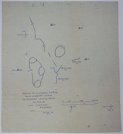 Map of the Landing at Adak Island | Harry S. Truman