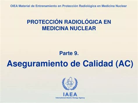 PPT PROTECCIÓN RADIOLÓGICA EN MEDICINA NUCLEAR PowerPoint