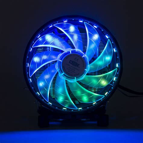 Cooler P Cpu Universal Intel Amd C Led Rgb Dx Blue Distribuidora