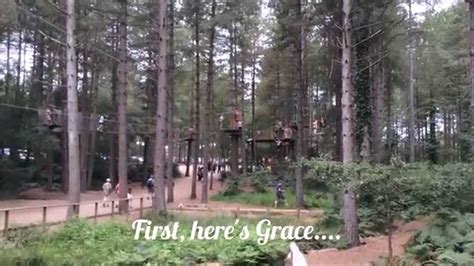 The Zip Line At Go Ape In Moors Valley Country Park Youtube