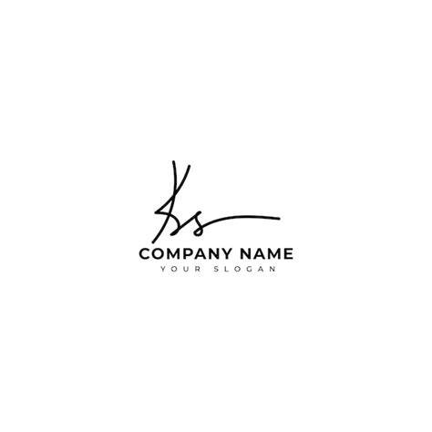 Premium Vector Ks Initial Signature Logo Vector Design